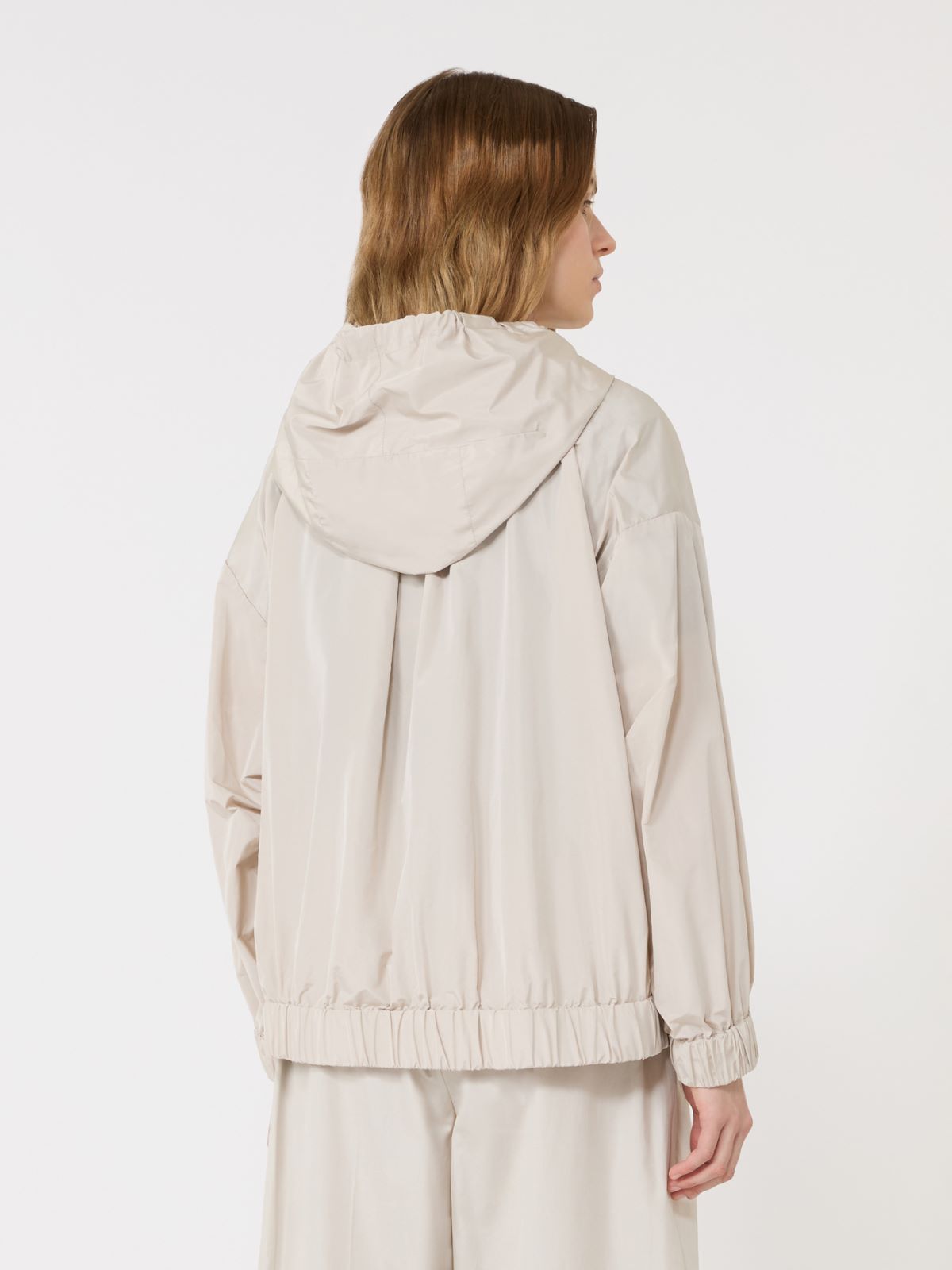 Short water-repellent taffeta jacket - SAND - Max Mara - 3