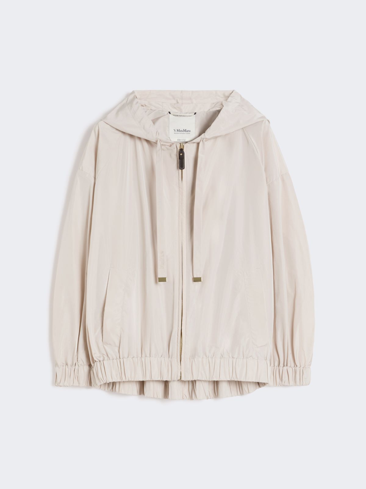 Short water-repellent taffeta jacket - SAND - Max Mara - 5