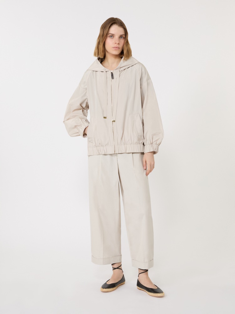 Short water-repellent taffeta jacket - SAND - Max Mara