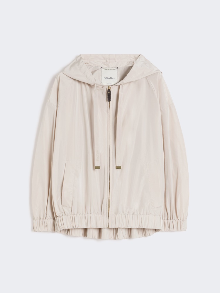 Short water-repellent taffeta jacket - SAND - Max Mara