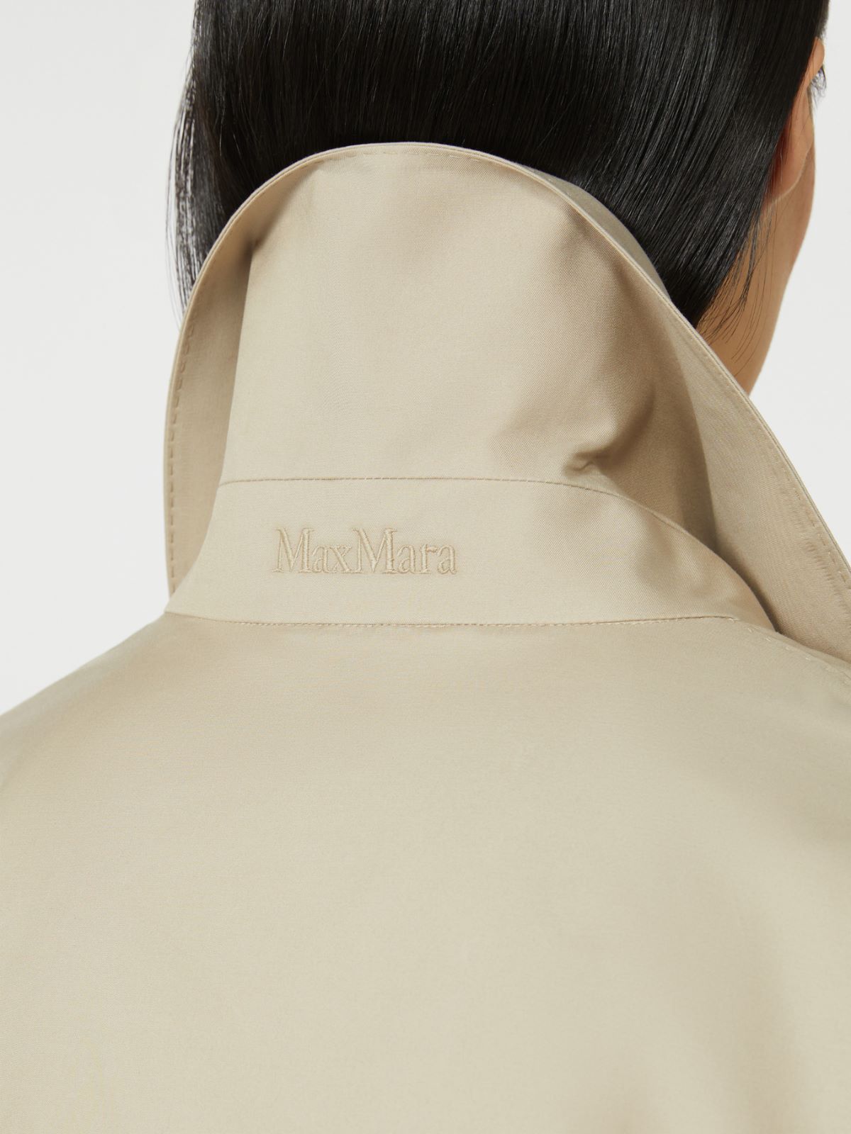 Belted water-repellent twill trench coat - SAND - Max Mara - 6