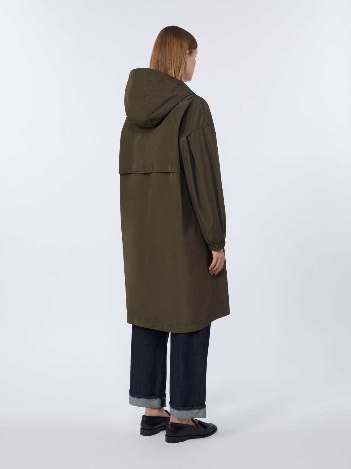 Parka in taffetà antigoccia - VERDE - Max Mara - 5