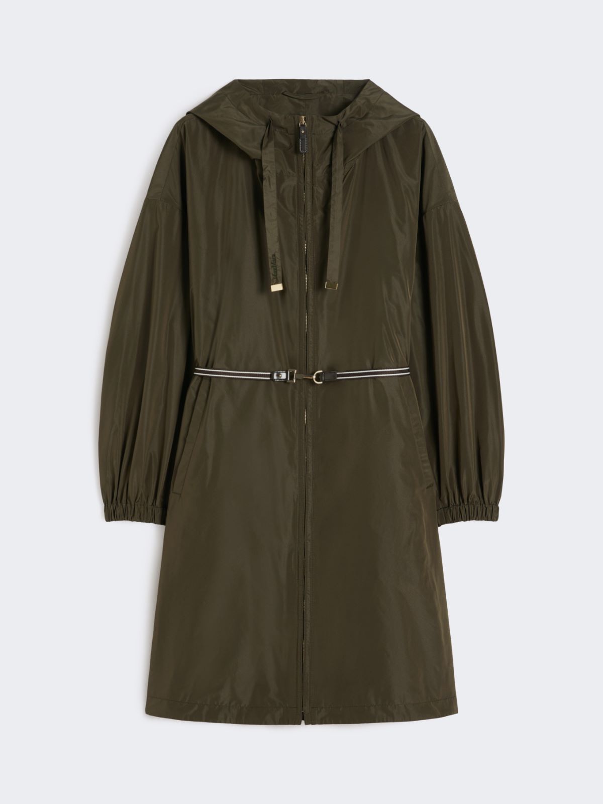 Water-repellent taffeta parka - GREEN - Max Mara - 9