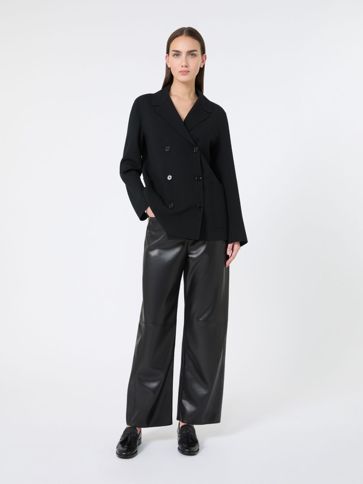 피오레 버진울 자켓 - BLACK - Max Mara