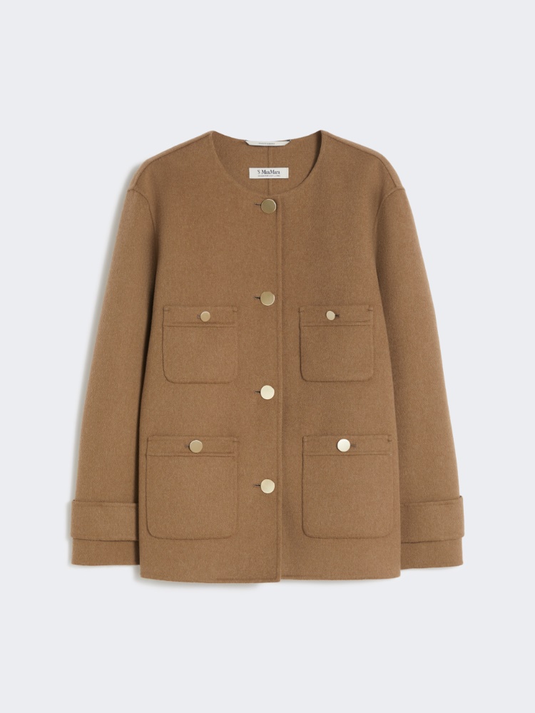 Veste courte en drap de laine - POIL DE CHAMEAU - Max Mara