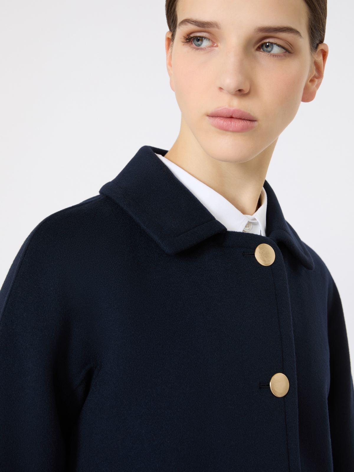 Short wool and cashmere jacket - MIDNIGHTBLUE - Max Mara - 5
