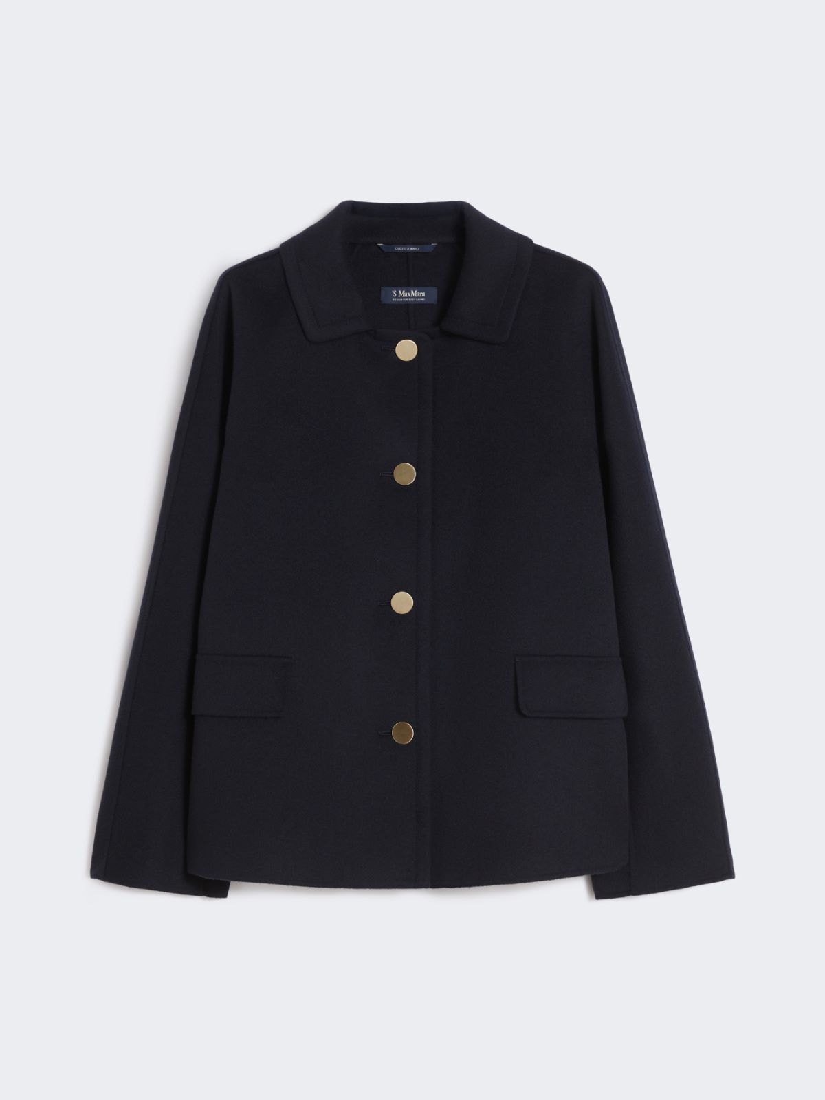 Short wool and cashmere jacket - MIDNIGHTBLUE - Max Mara - 5