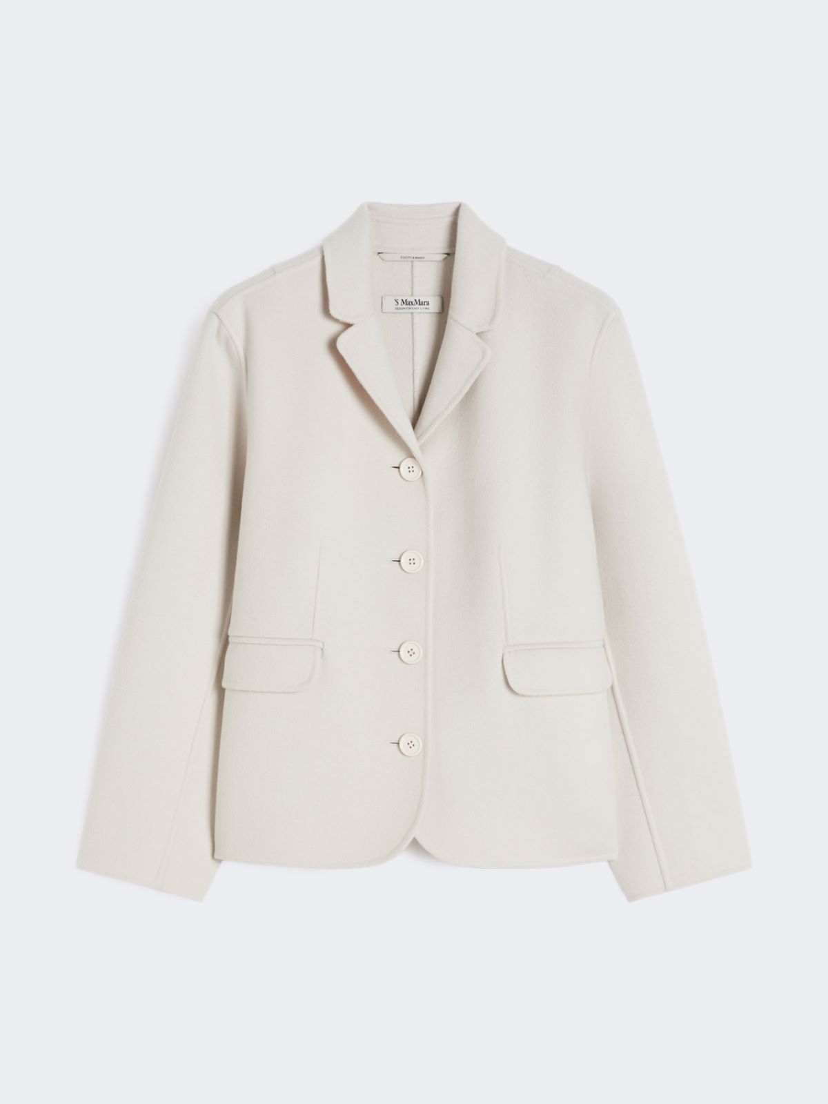 Single-breasted wool jacket - IVORY - Max Mara - 8
