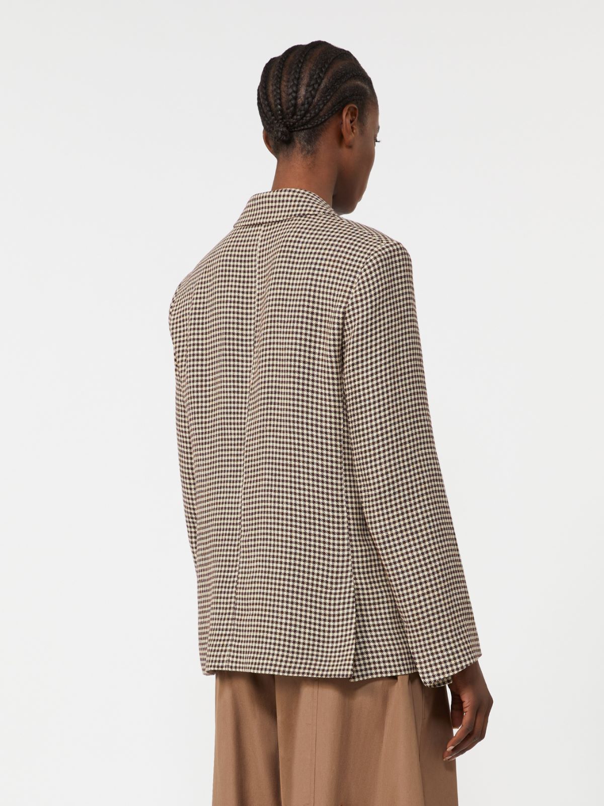 Linen twill jacket - BEIGE - 3