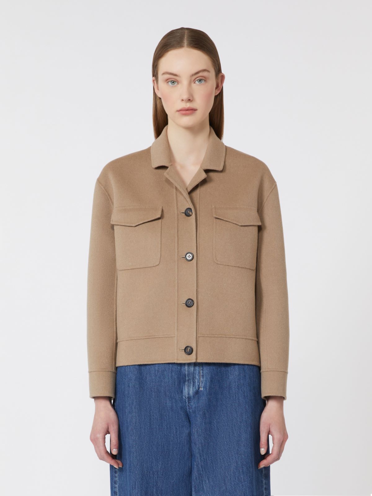 Short wool jacket - HAZELNUT BROWN - Max Mara - 5