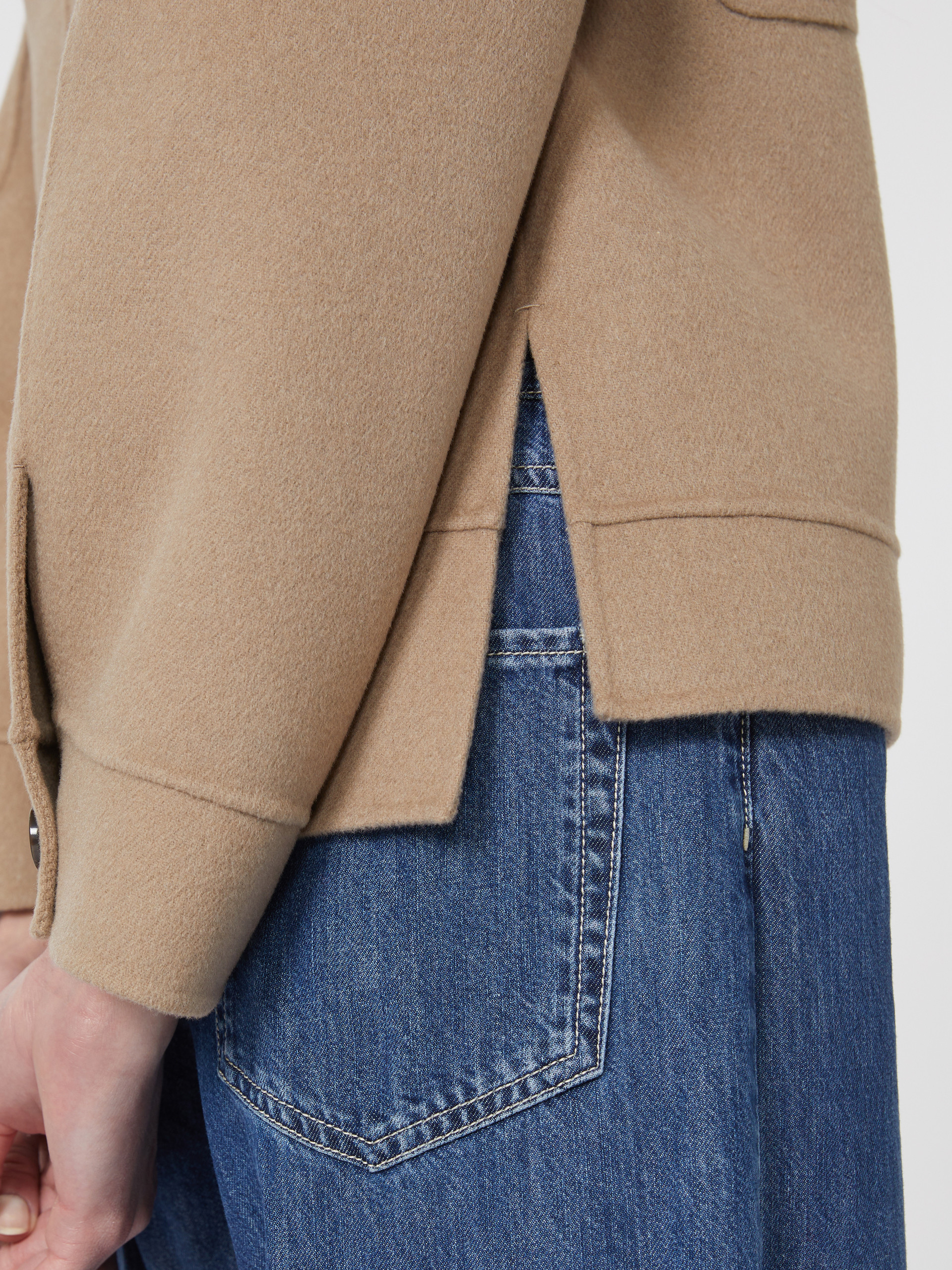 Short wool jacket - HAZELNUT BROWN - Max Mara - 4