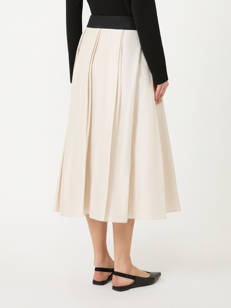 바스키 코튼 스커트 - NATURAL - Max Mara - 3