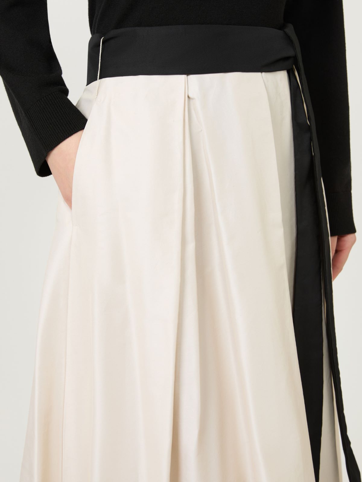 바스키 코튼 스커트 - NATURAL - Max Mara - 4