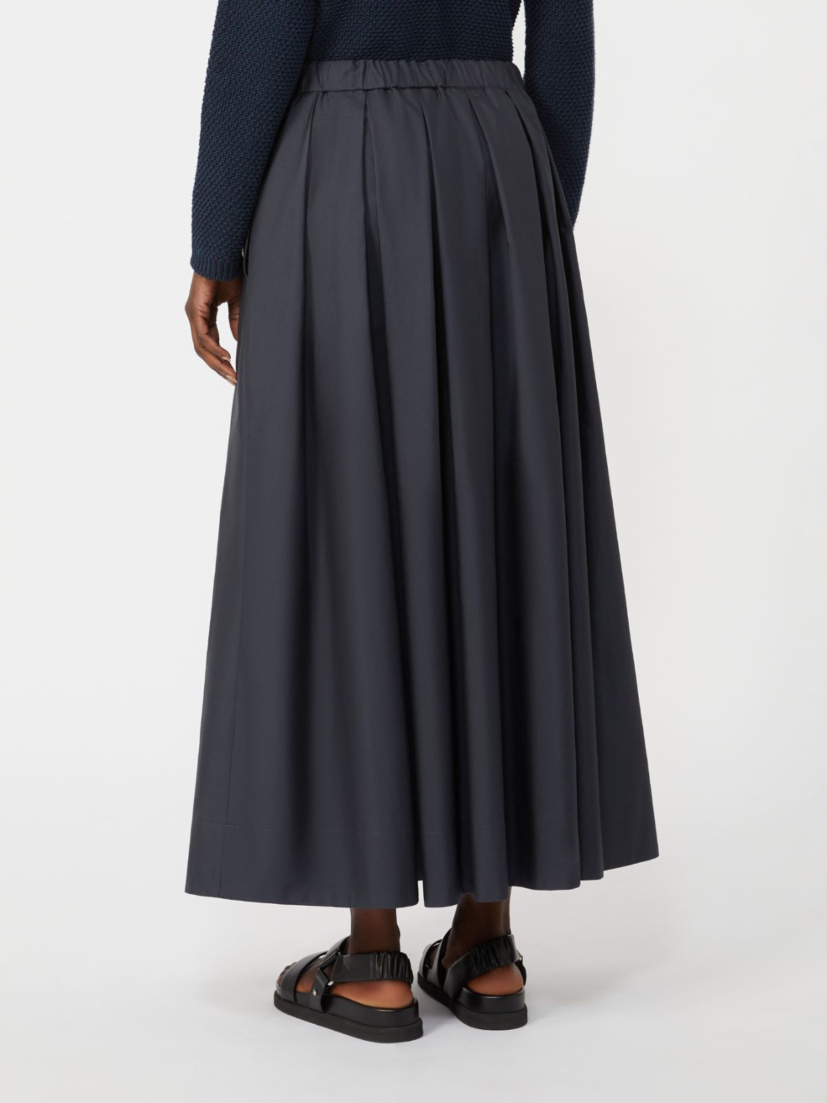 Cotton poplin skirt - ULTRAMARINE - Max Mara - 8