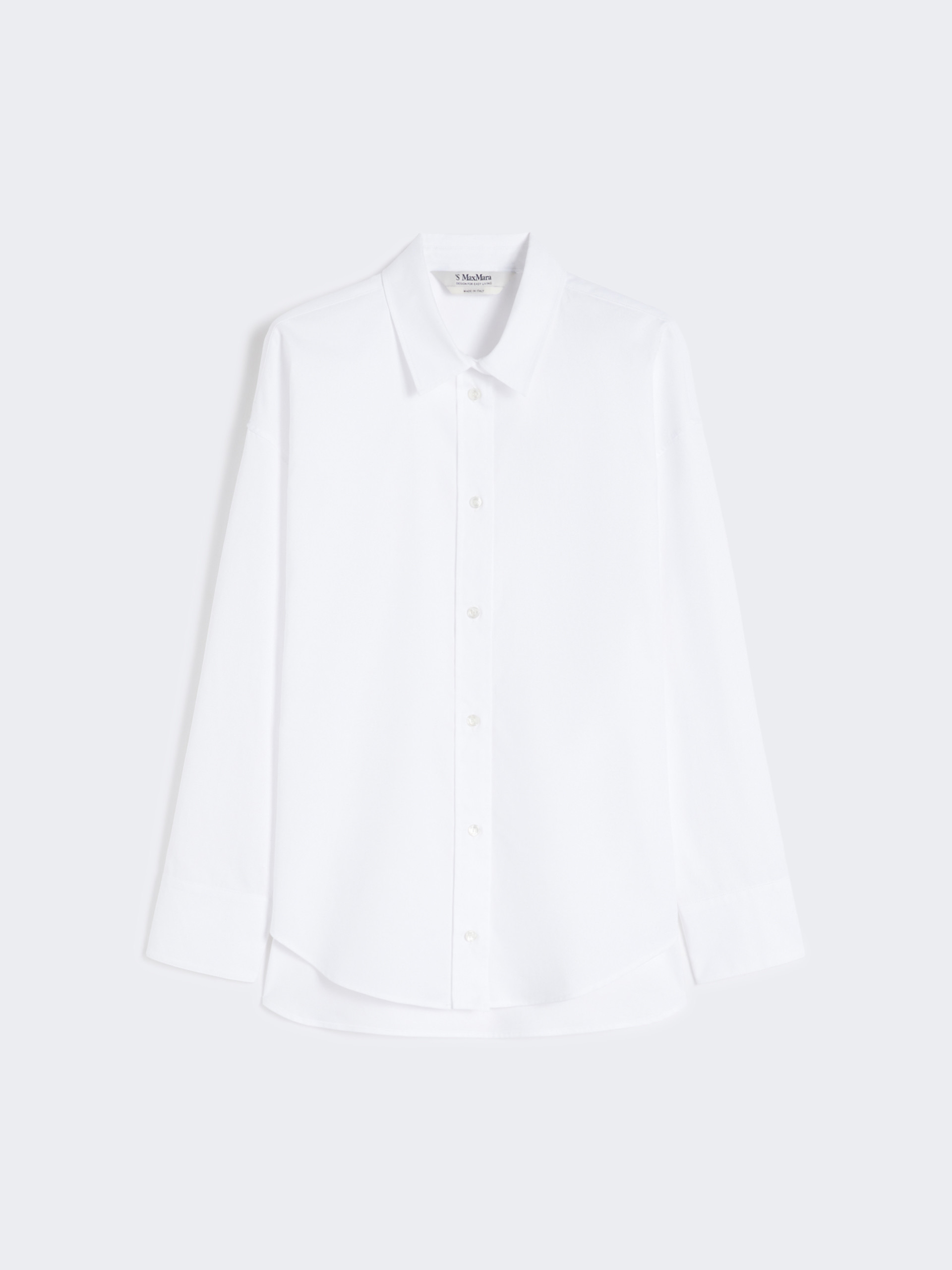 Cotton Oxford shirt - WHITE - Max Mara - 4