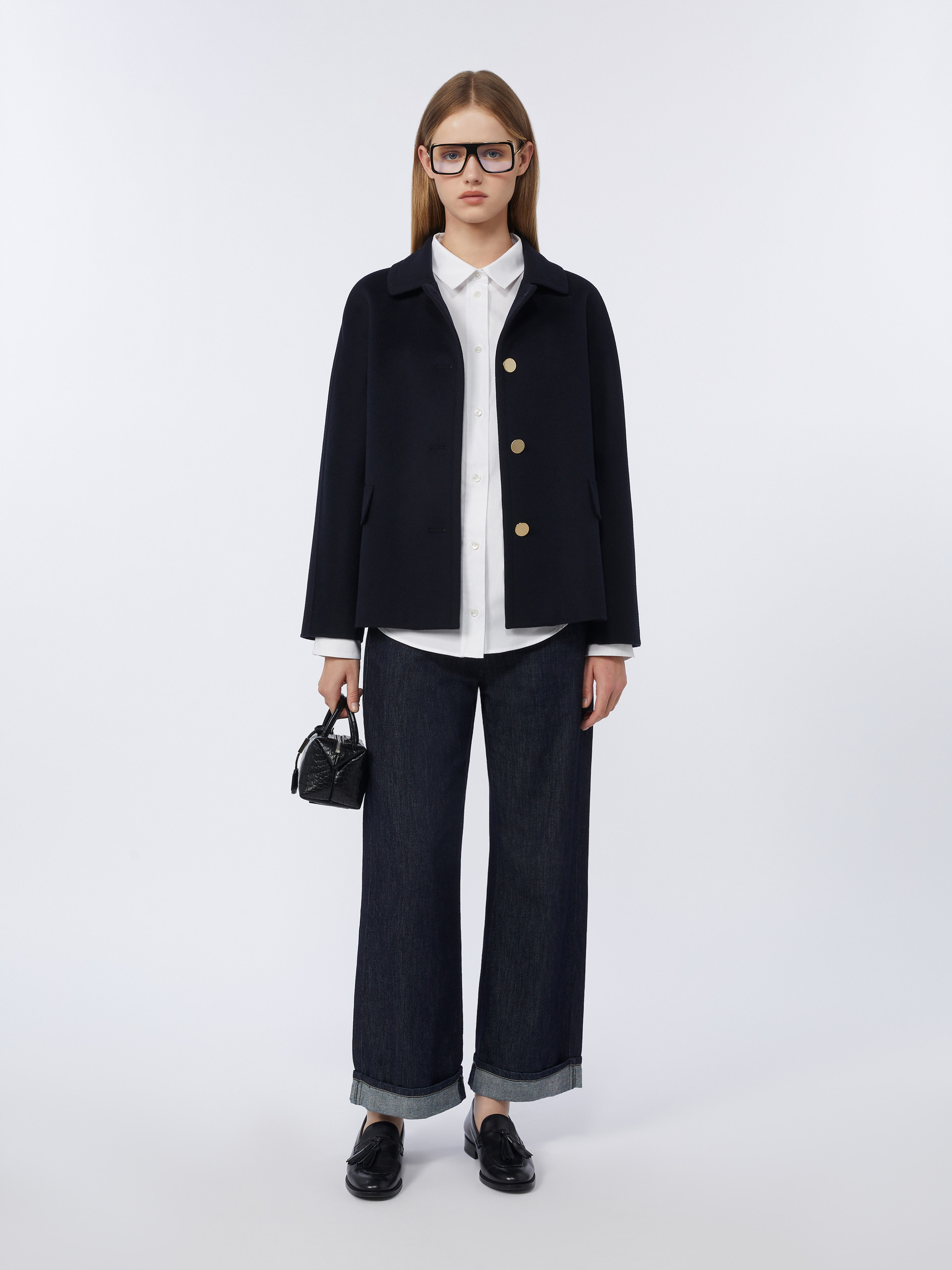 Cotton Oxford shirt - WHITE - Max Mara