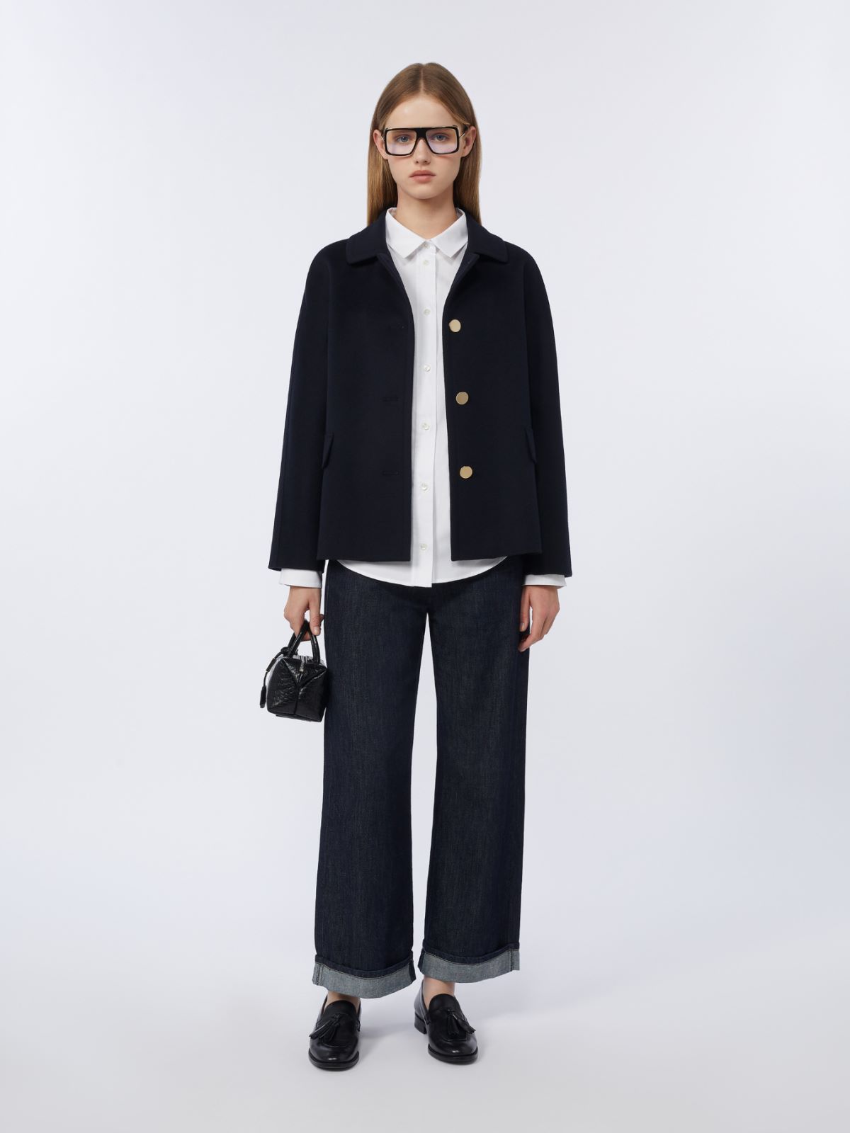 Cotton Oxford shirt - WHITE - Max Mara - 4