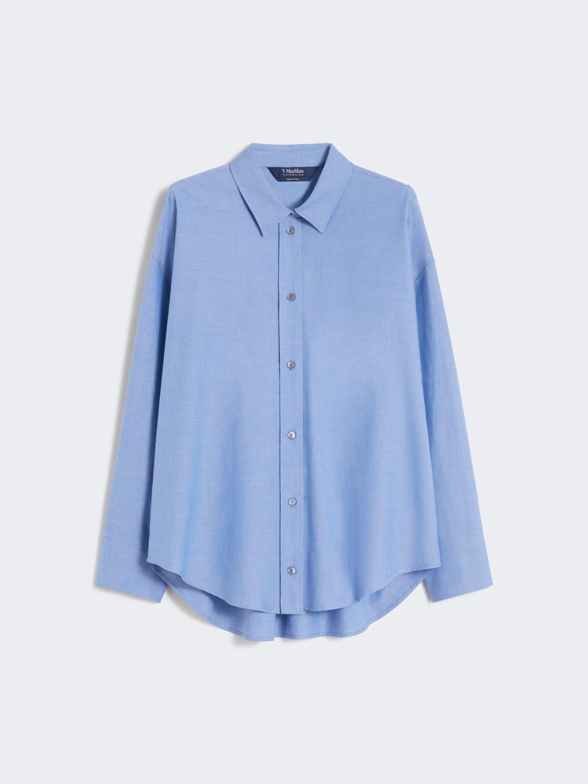 Cotton Oxford shirt - LIGHT BLUE - Max Mara - 8