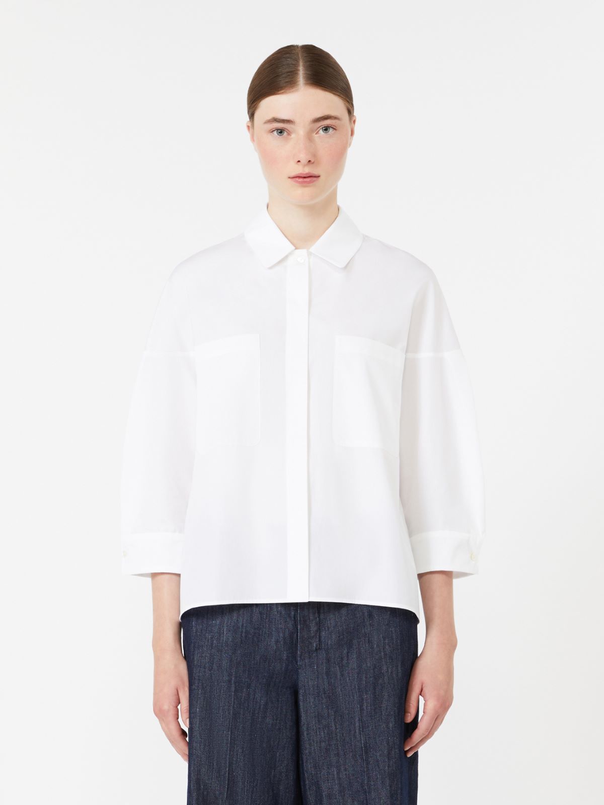안첼라 코튼 셔츠 - WHITE - 2