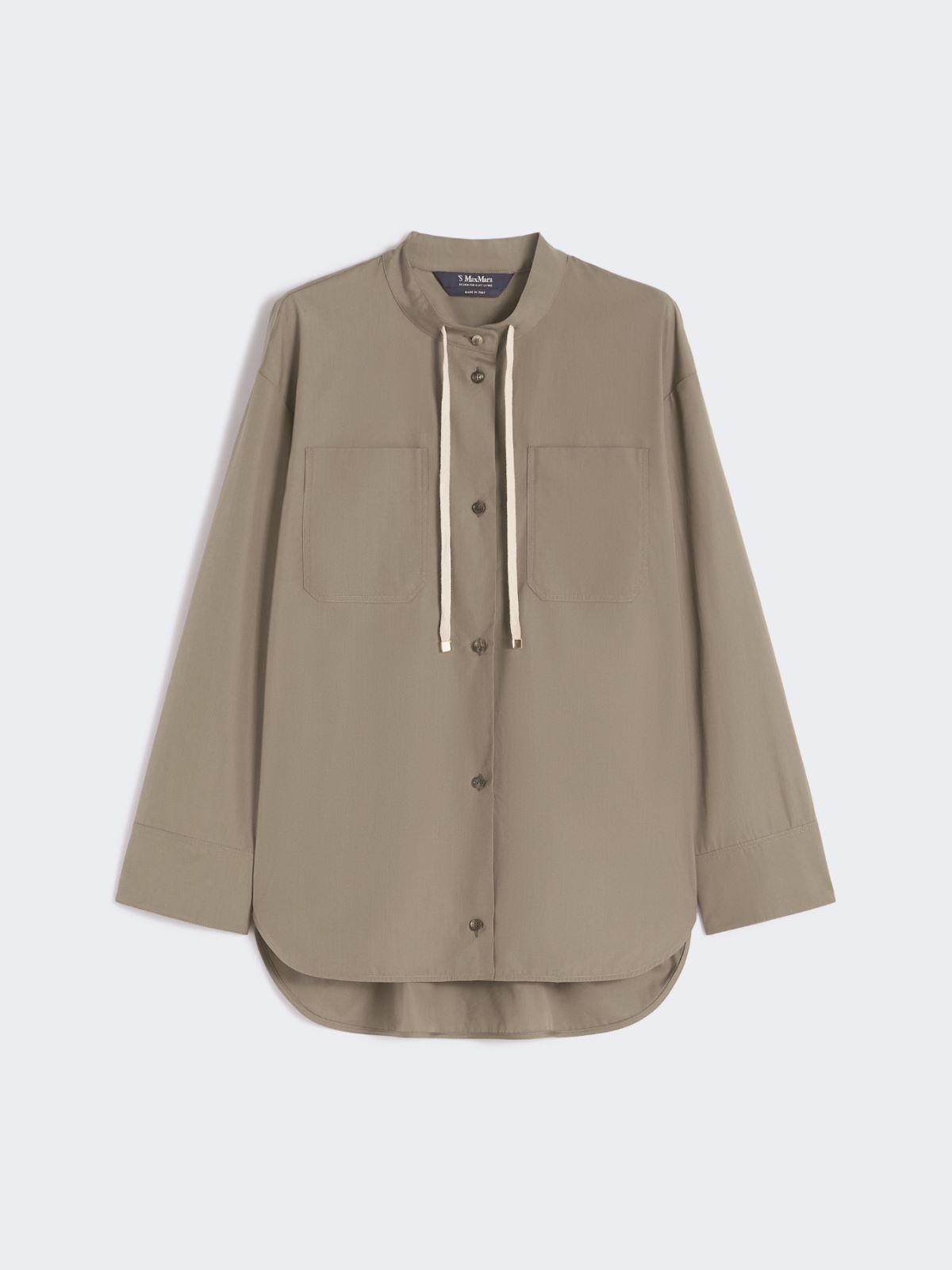 [アリ] ピュア コットン ポプリン シャツ - HAZELNUT BROWN - 6