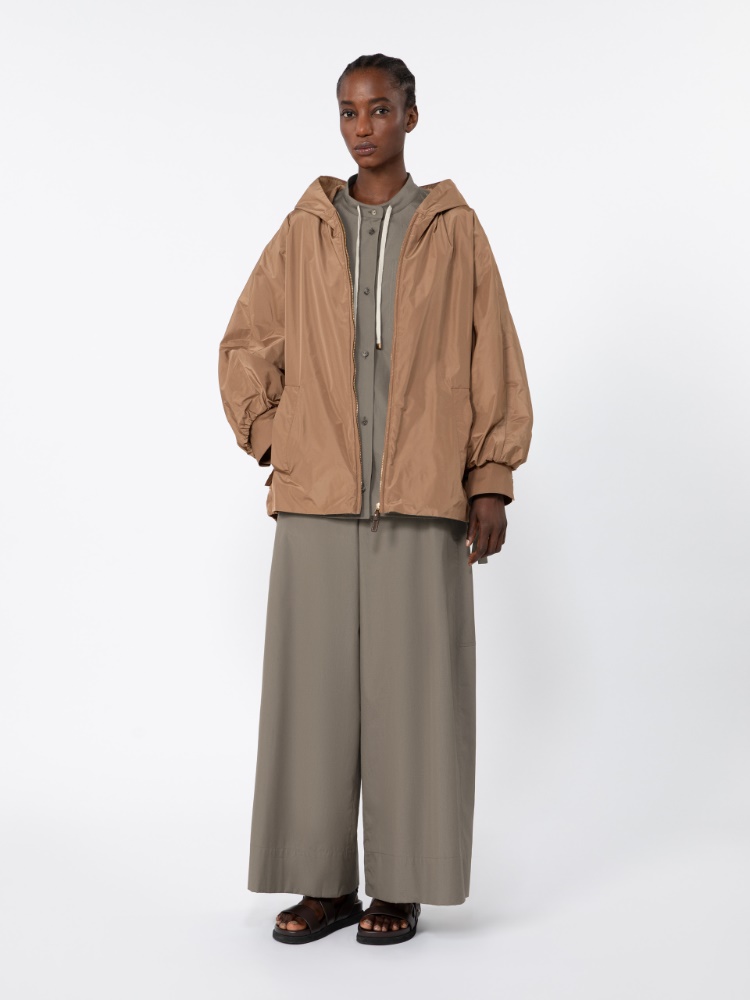 [アリ] ピュア コットン ポプリン シャツ - HAZELNUT BROWN - 1