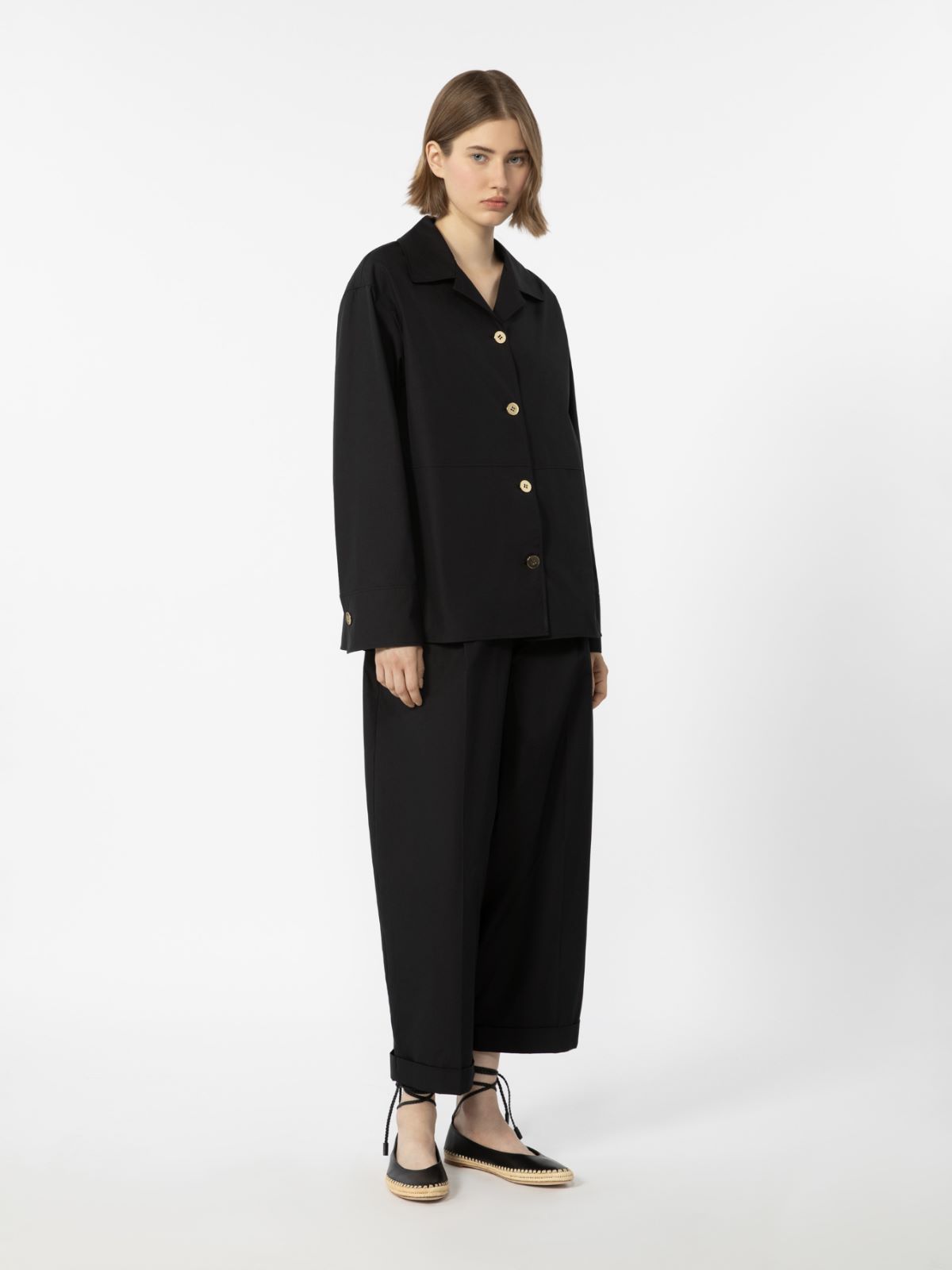 Poplin shirt - BLACK - Max Mara