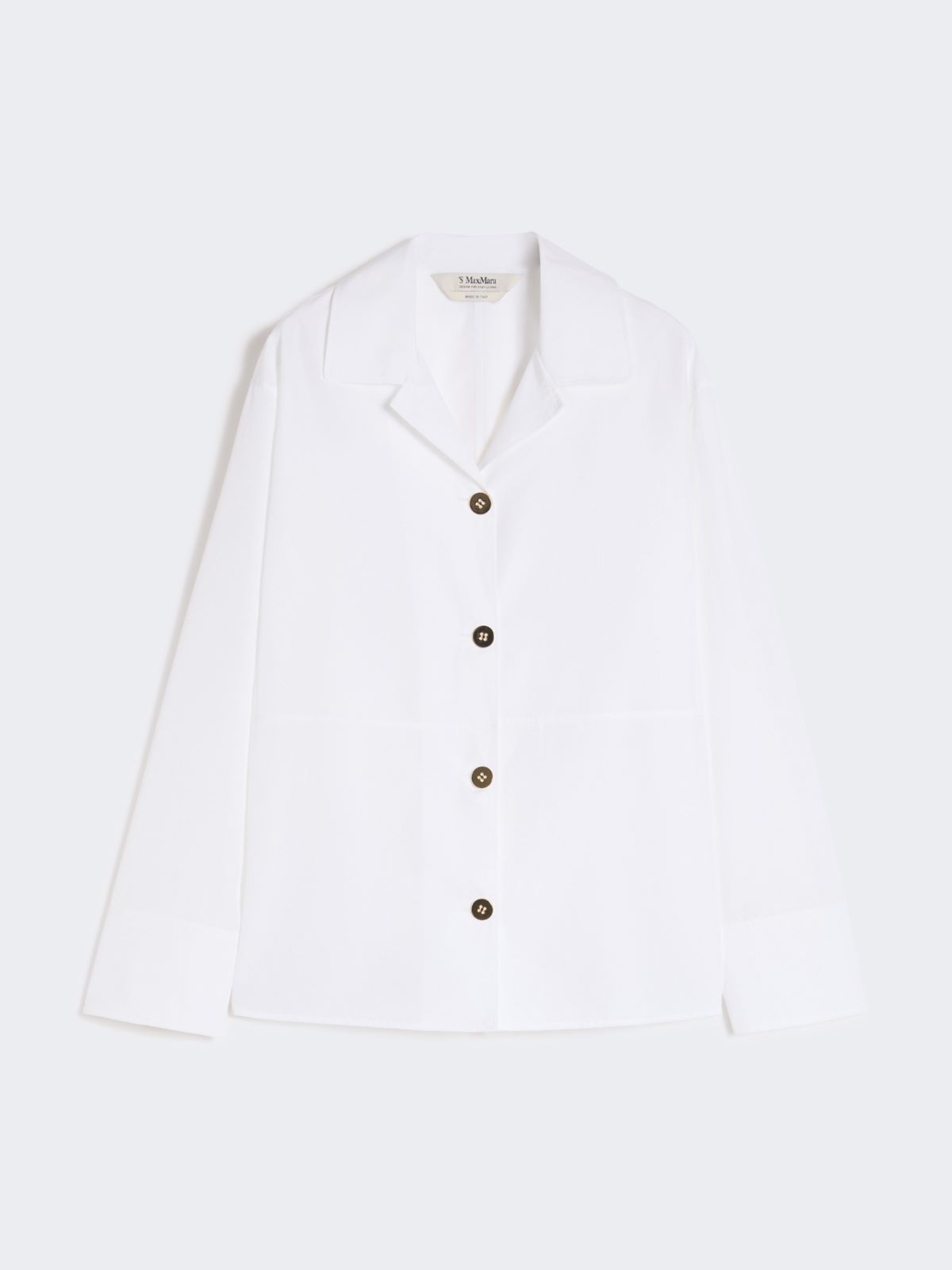 Hemdbluse aus Popeline - WEISS - Max Mara - 8