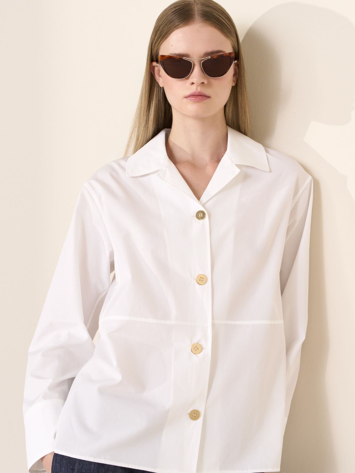 Poplin shirt - WHITE - Max Mara