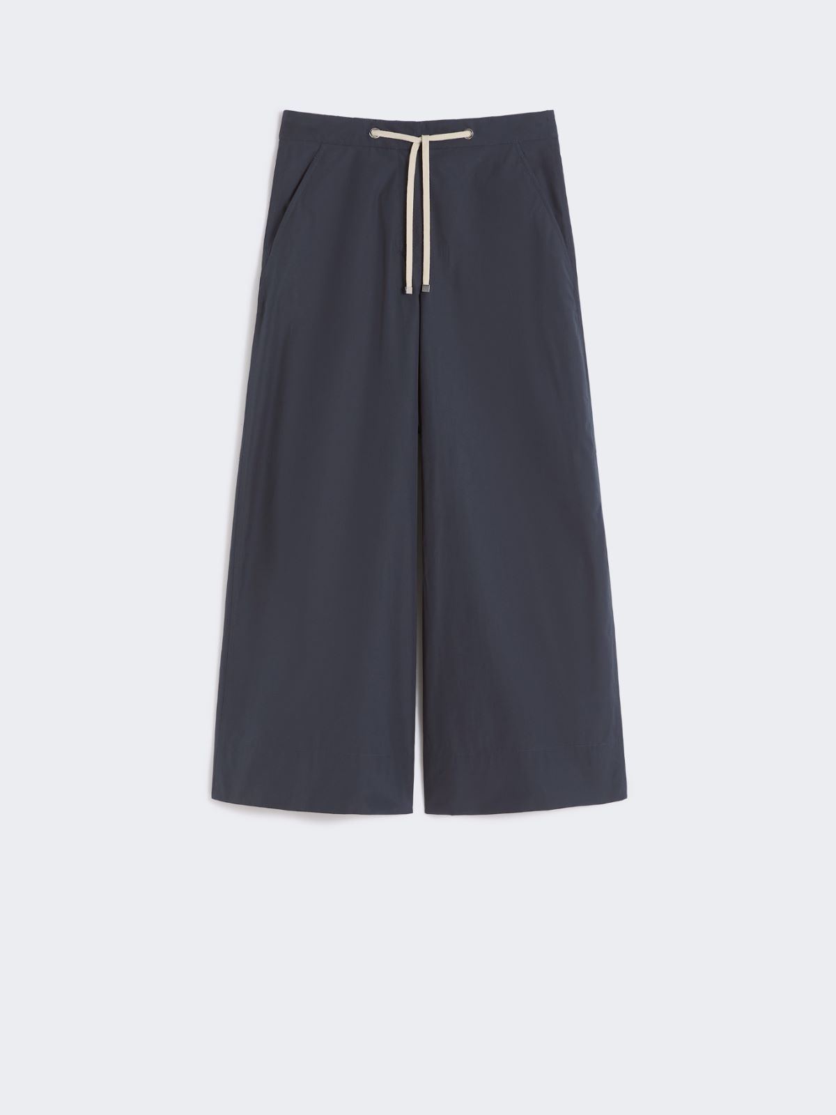Poplin drawstring trousers - ULTRAMARINE - Max Mara - 4