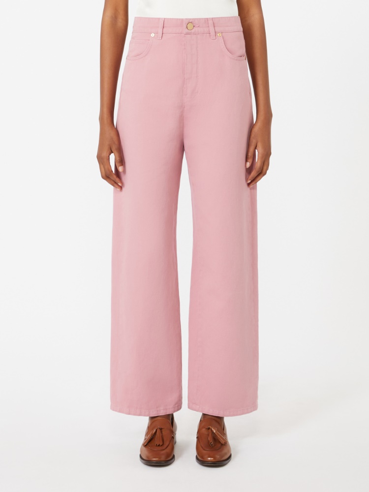 Five-Pocket-Hose aus Baumwolle und Leinen