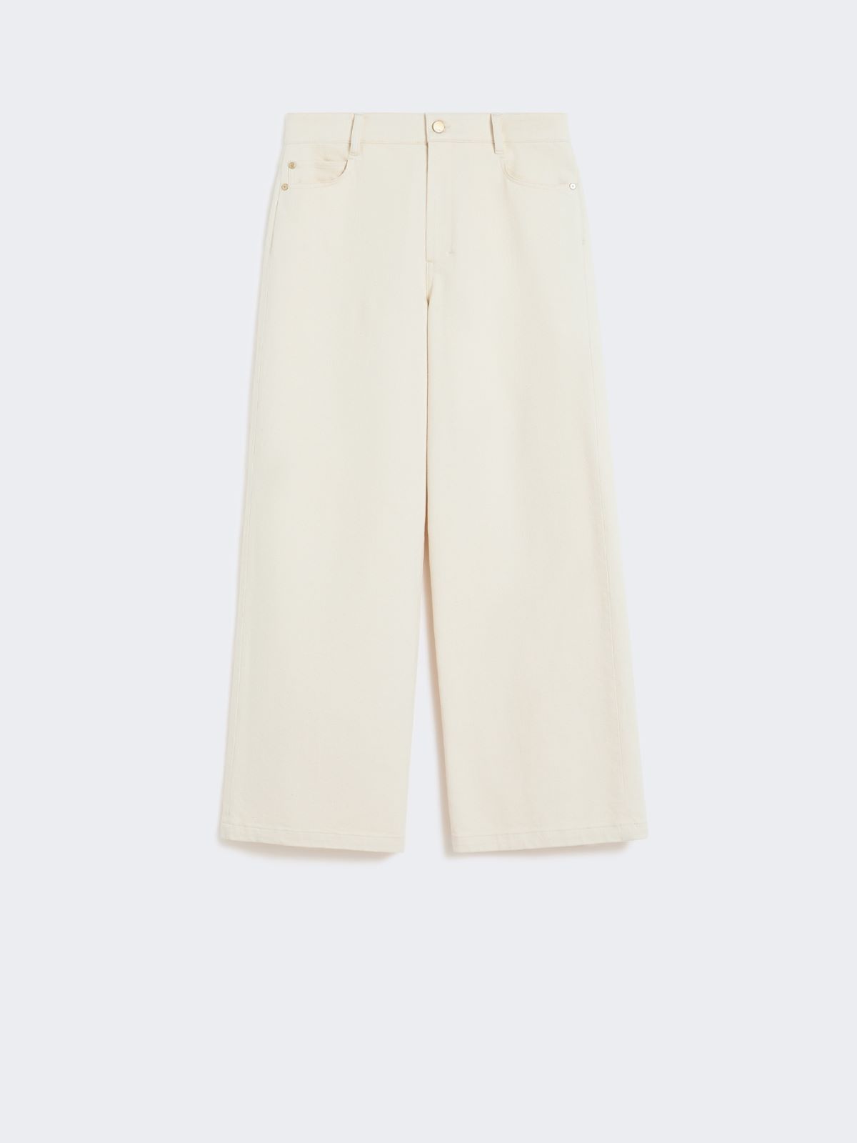 [ザリーナ] ストレッチ コットン デニム パンツ - SAND - 5