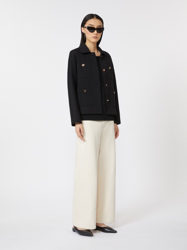 [ザリーナ] ストレッチ コットン デニム パンツ - SAND