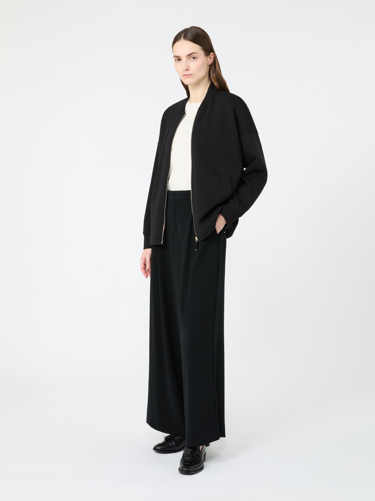 도나타 트리아세테이트 팬츠 - BLACK - Max Mara