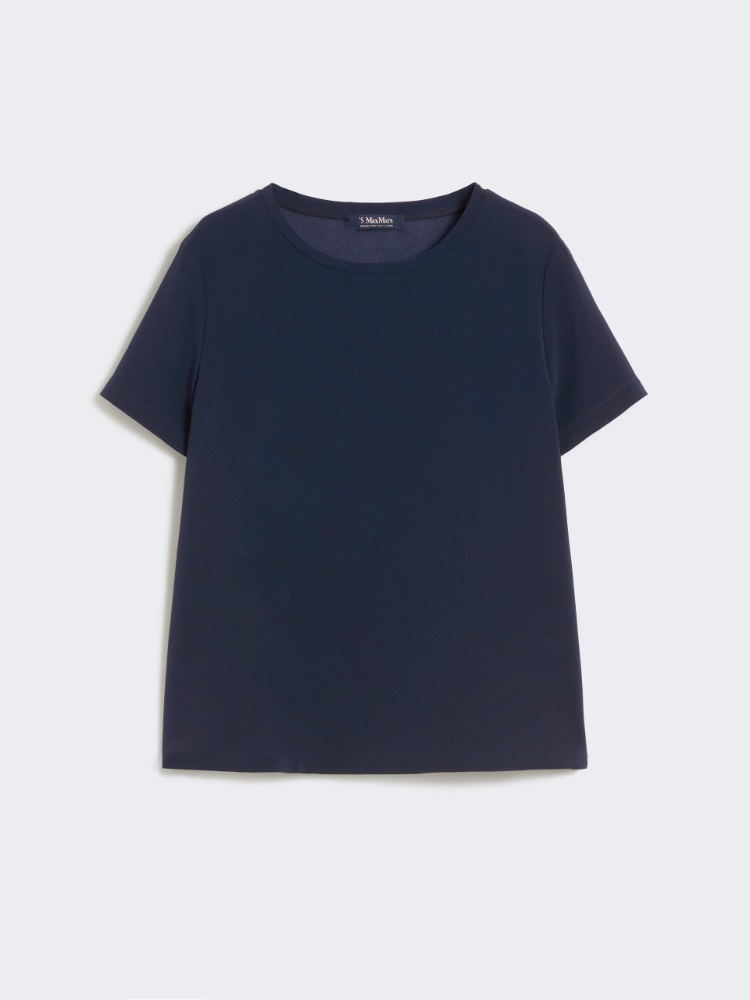 Satin T-shirt - MIDNIGHTBLUE - Max Mara