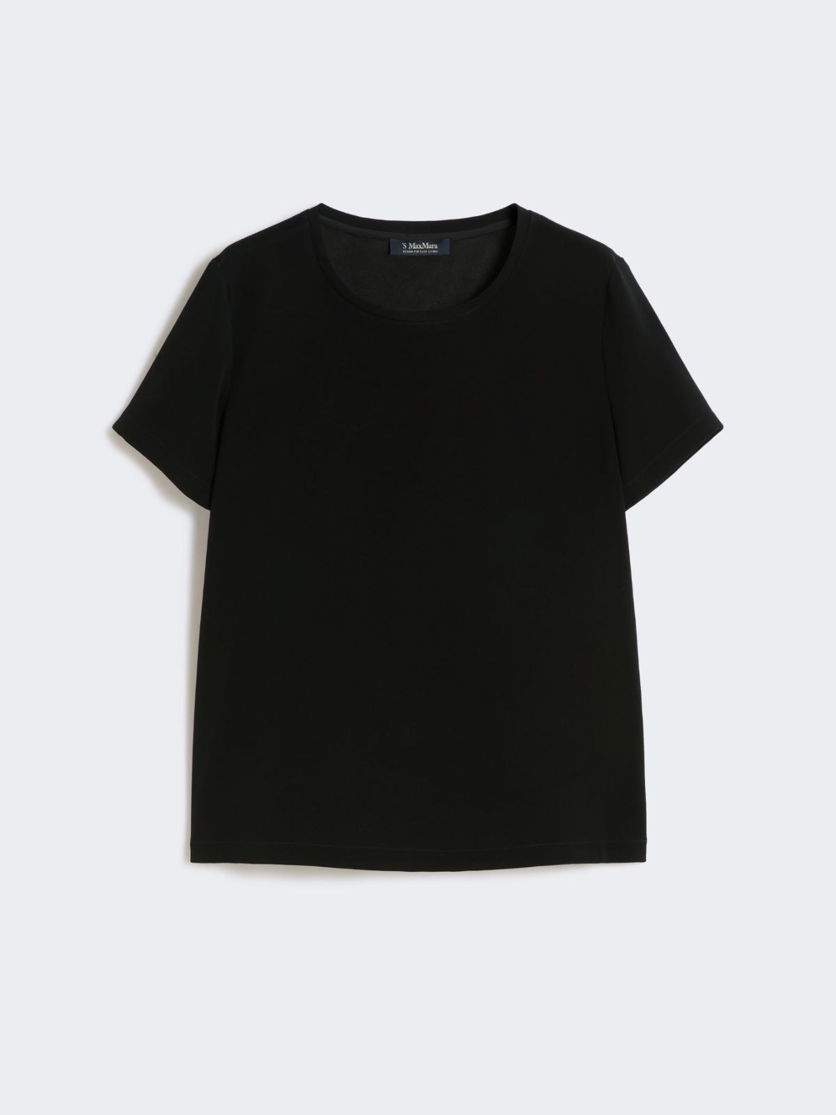 Satin T-shirt - BLACK - Max Mara - 4