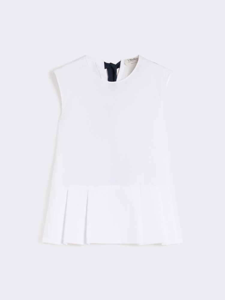 Cotton poplin top