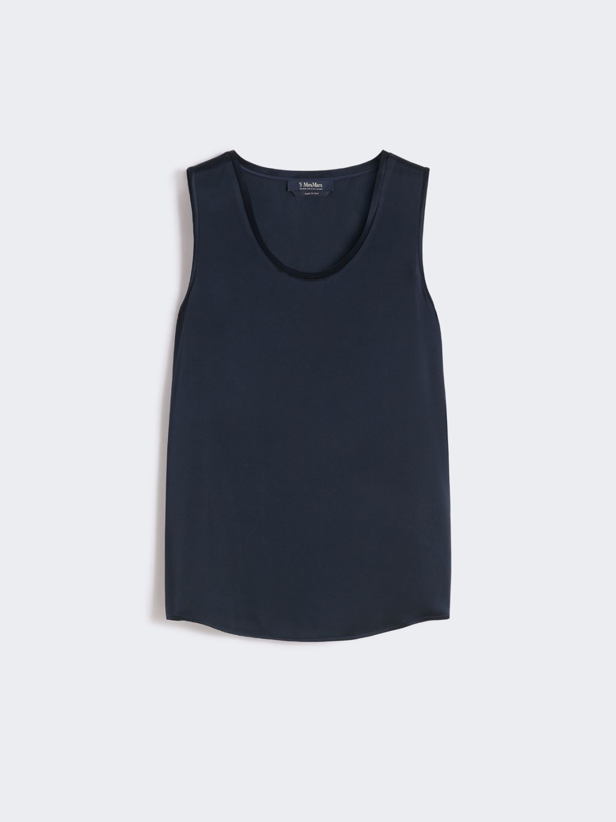 Satin top - MIDNIGHTBLUE - Max Mara - 5