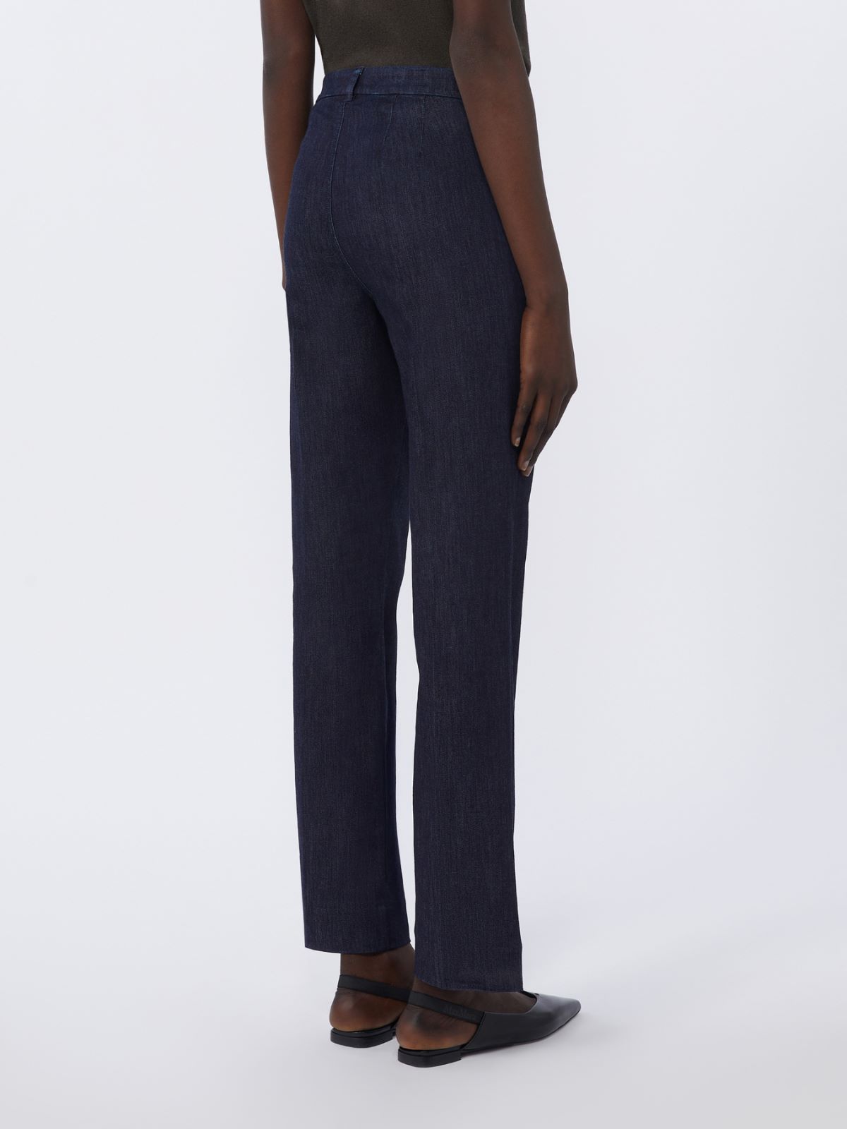 Stretch denim jeans - MIDNIGHTBLUE - Max Mara - 4