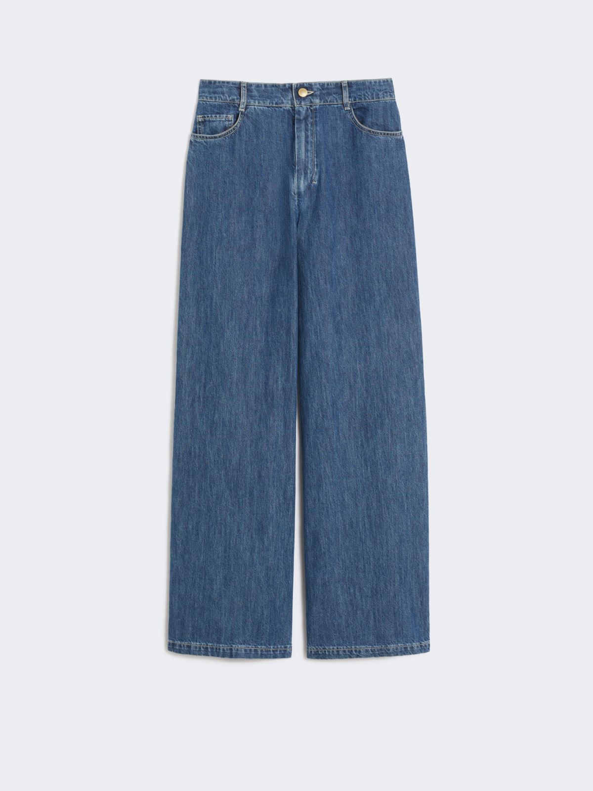 Wide-leg denim jeans - MIDNIGHTBLUE - Max Mara - 9