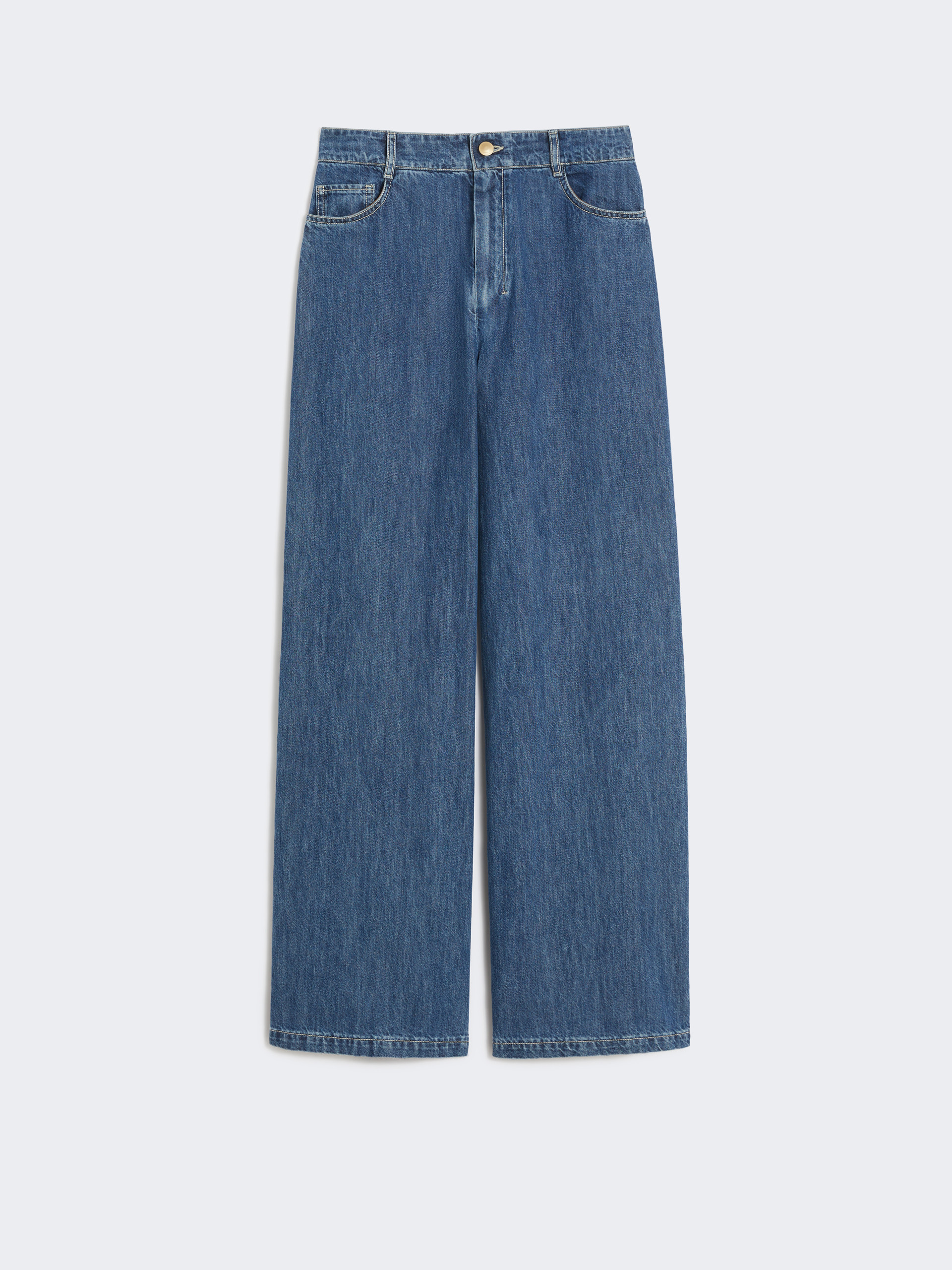 Wide-leg denim jeans - MIDNIGHTBLUE - Max Mara - 5
