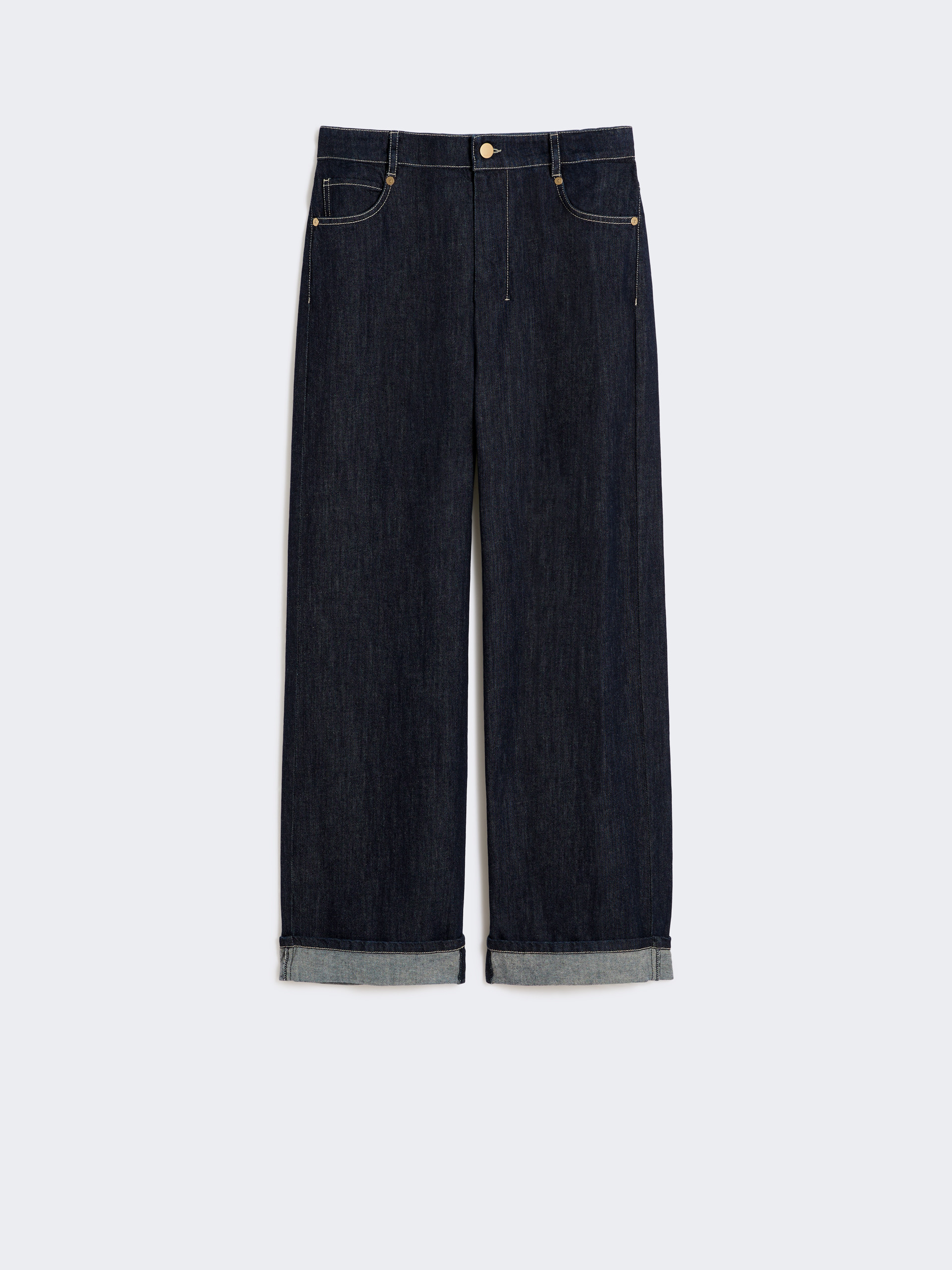 Denim turn-up jeans - ULTRAMARINE - Max Mara - 5