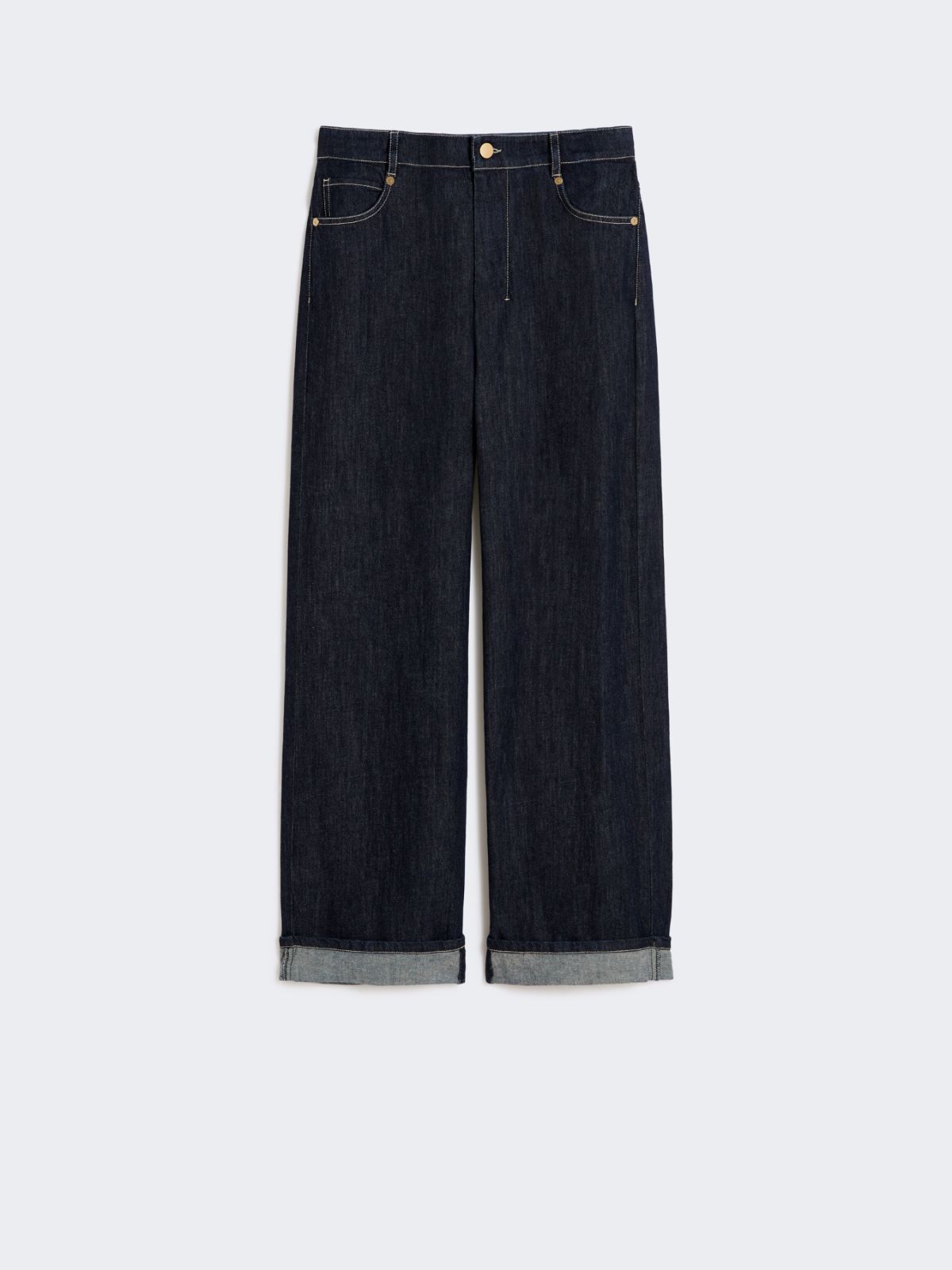 Denim turn-up jeans - ULTRAMARINE - Max Mara - 5