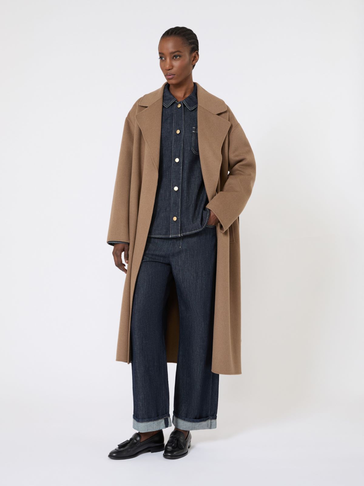 Cotton denim shirt - ULTRAMARINE - Max Mara