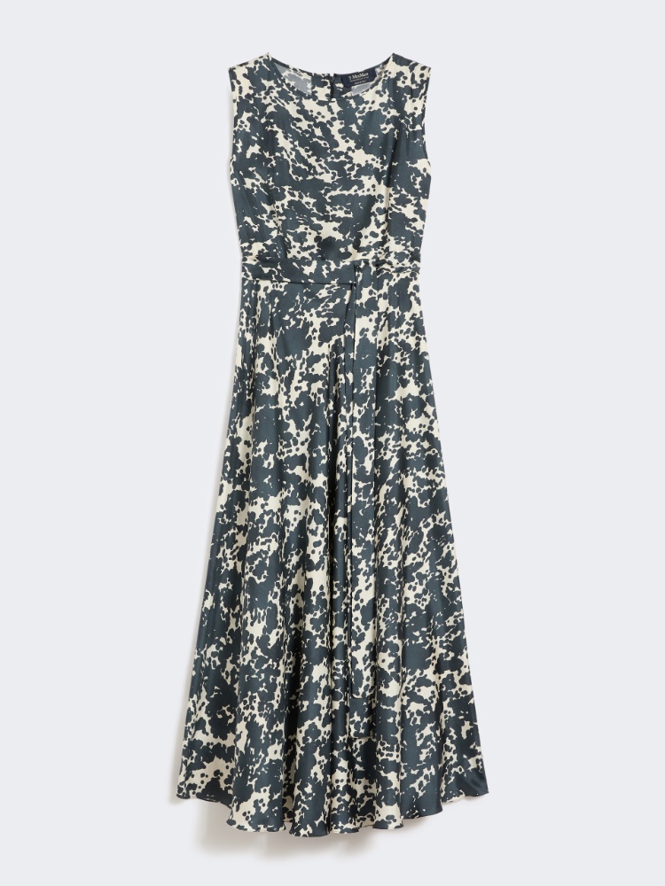 Patterned twill dress - ULTRAMARINE - Max Mara