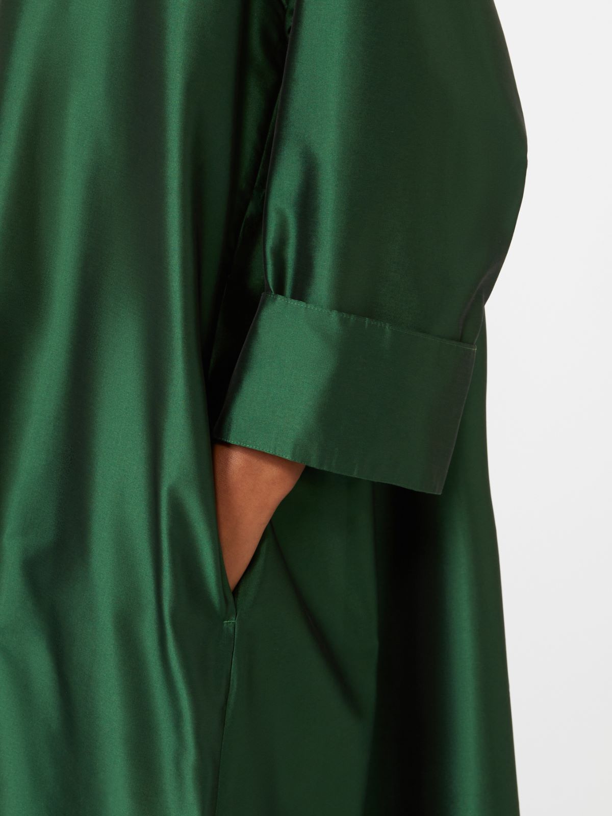 Organza shirt dress - GREEN - Max Mara - 4