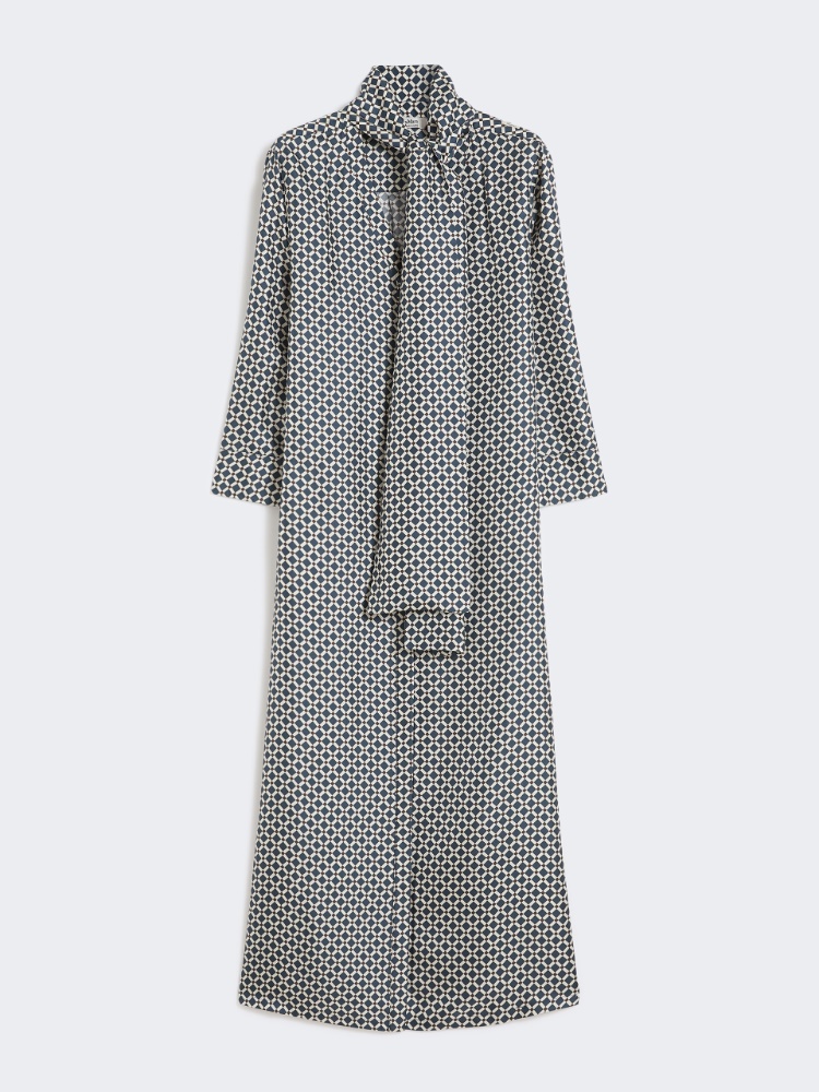Abito in seta stampata - MIDNIGHTBLUE - Max Mara