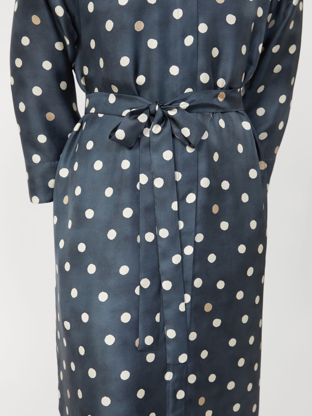 Kleid aus bedrucktem Seidentwill - ULTRAMARINE - Max Mara - 11