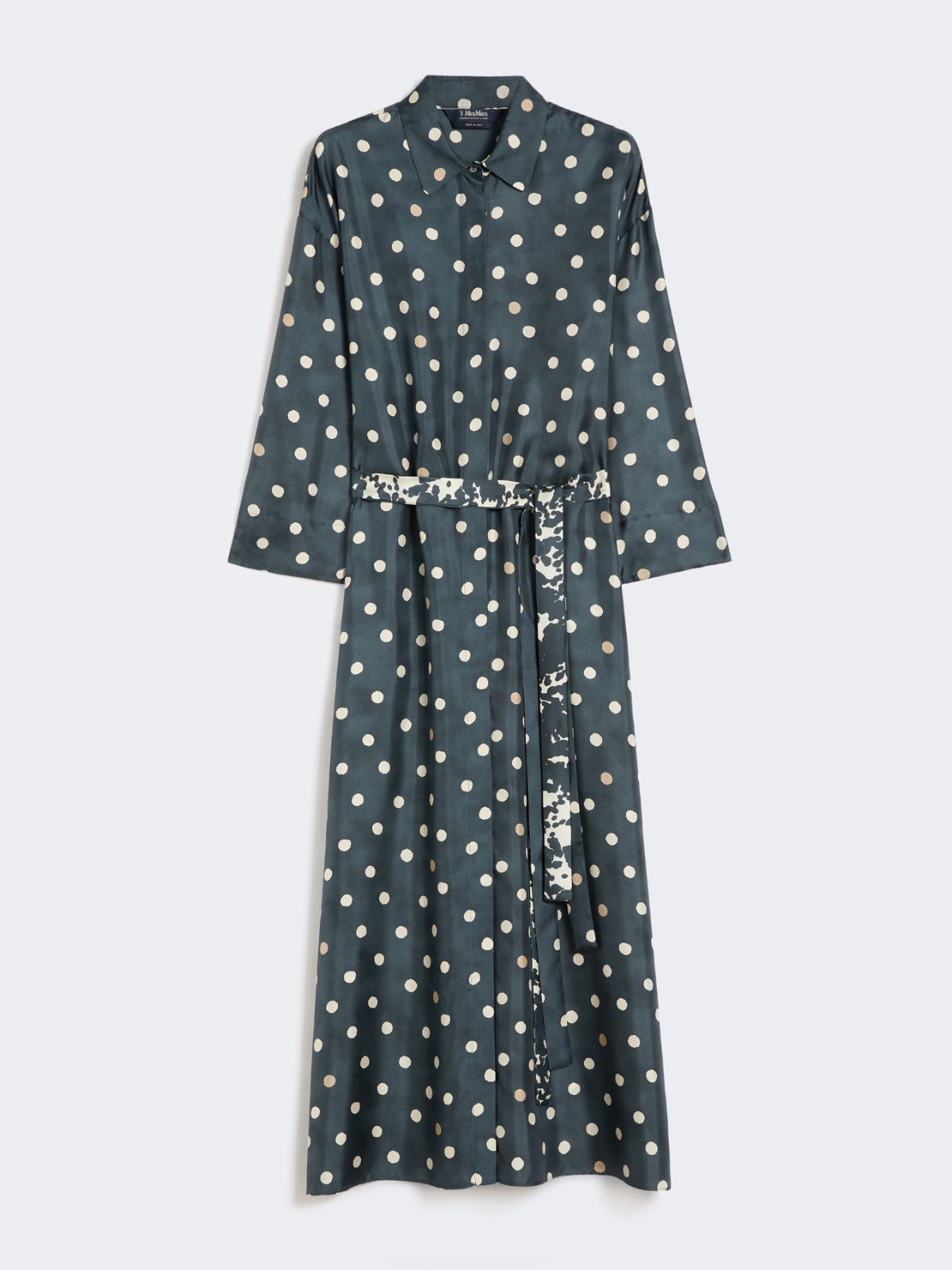 Kleid aus bedrucktem Seidentwill - ULTRAMARINE - Max Mara - 11