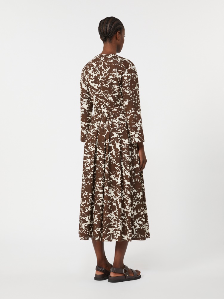 페스케 코튼 드레스 - CHOCOLATE - 3