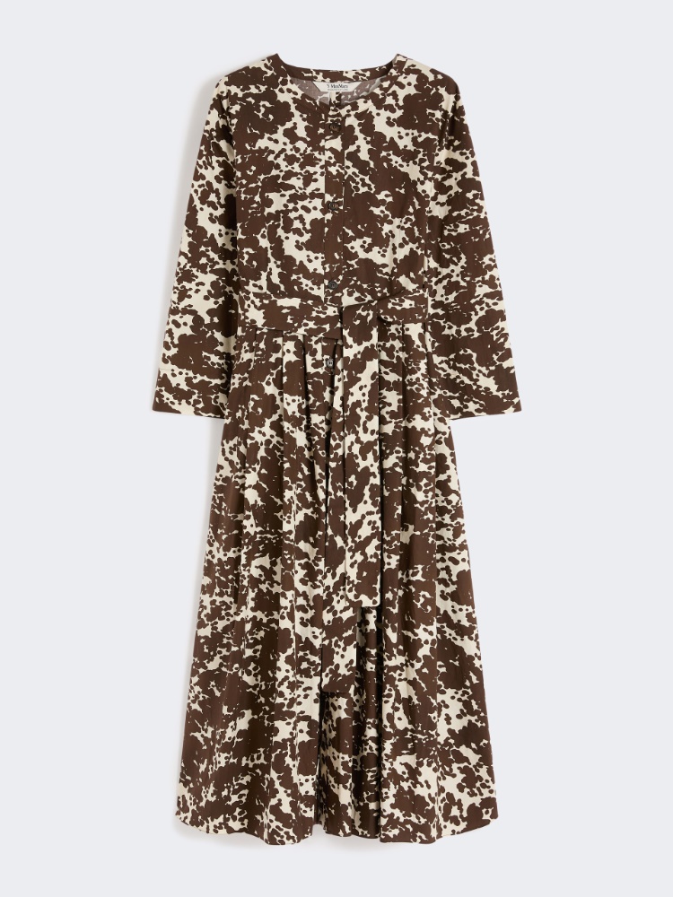 페스케 코튼 드레스 - CHOCOLATE